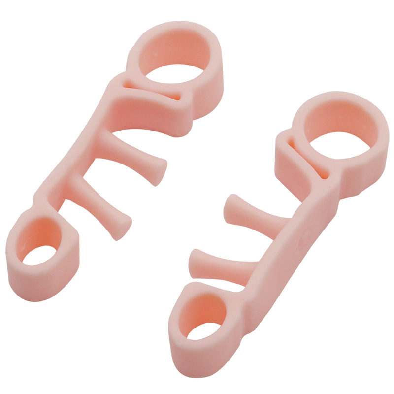 1 Paar Silicone Gel Hamer Teen Separator Correctie Straightener Orthopedische Middenvoet Ringen Voetverzorging Schoenen Cushion Foot Pads