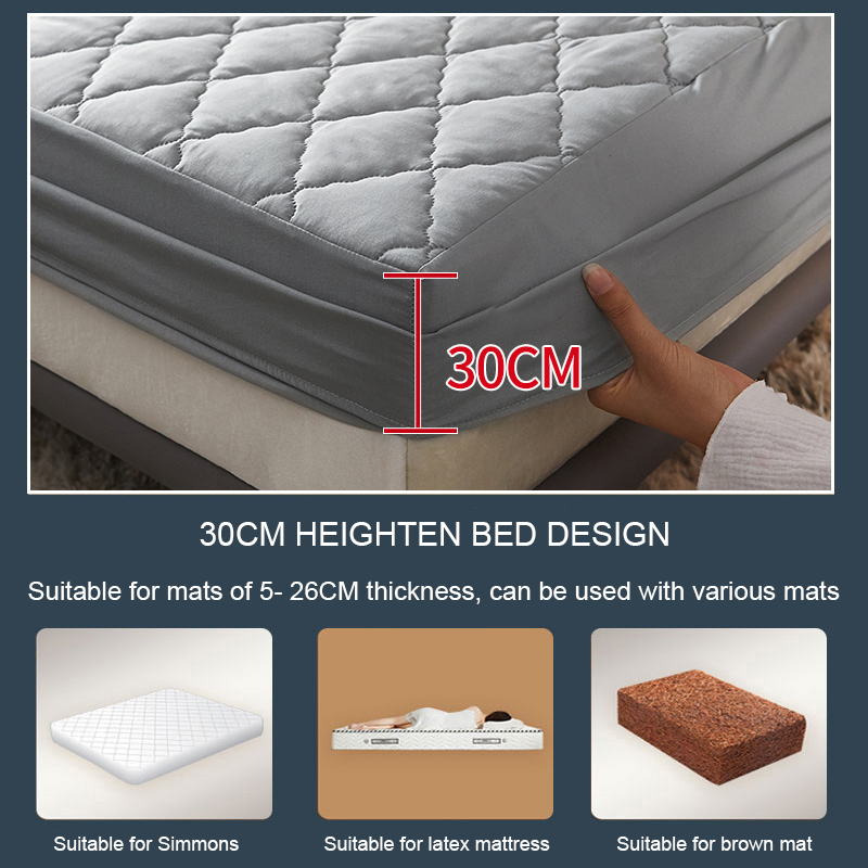 Waterdichte Matrashoes Bed Cover Multicolor Verdikte Katoen Topper Bed Anti-Mijt Matras Cover Protector Voor Bed Matras