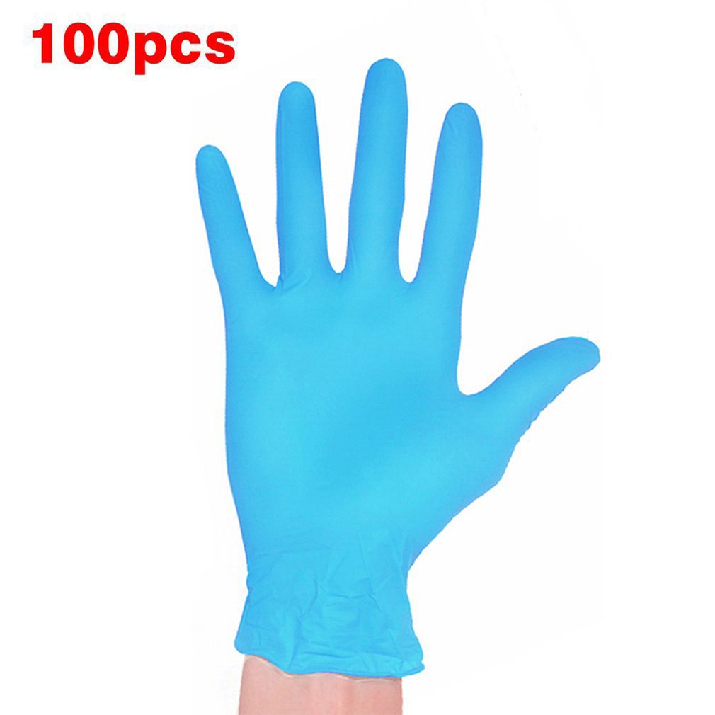 PVC Gloves Anti-Static Oil-Proof Acid And Alkali Resistant Gloves Home Factory Laboratory Food Baking Gloves: L