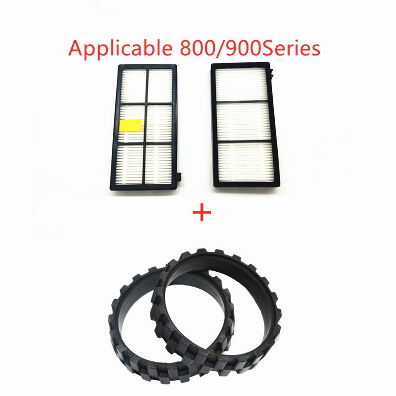 Banden Voor Irobot Roomba Wielen Serie 500, 600,700, 800 En 900,E5,I7 +,S9, irobot 676,980,698 Anti-Slip Irobot Roomba Accessoires: PICTURE 2