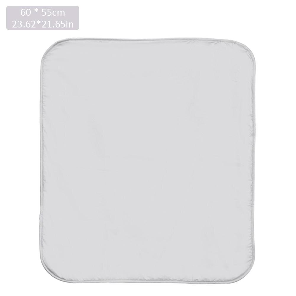 Alfombrilla para planchar portátil, plancha antideslizante, resistente al calor, manta para mesa, tabla de planchar para el hogar: 60X55cm