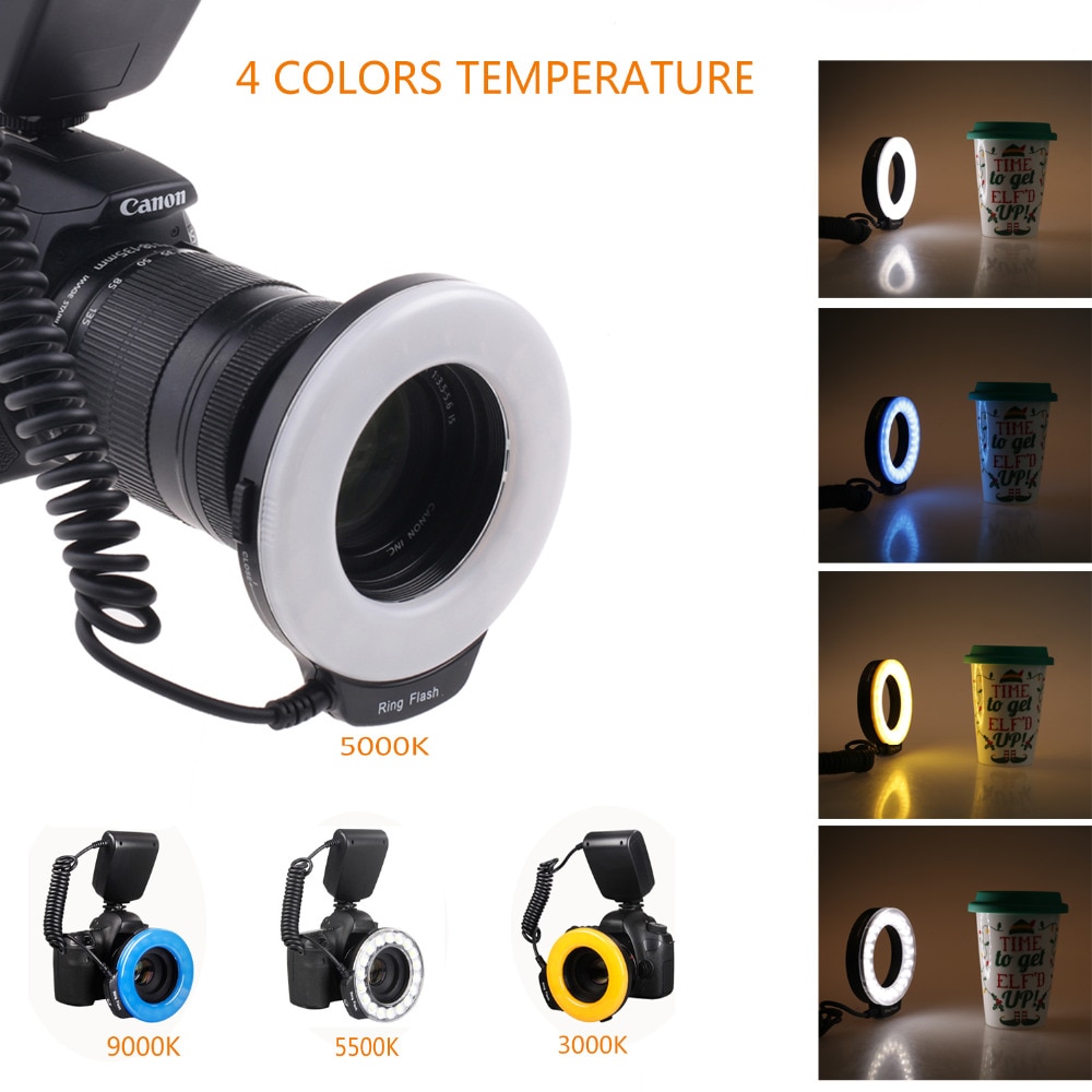 Travor Flash Licht 48 Pcs Led Macro Ring Flash RF... Grandado