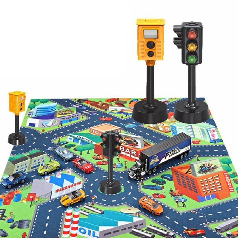 Mini Verkeersborden Licht Speed Camera Model Met Muziek Led Onderwijs Kinderen Speelgoed Perfecte Voor Verjaardagen Feestdagen