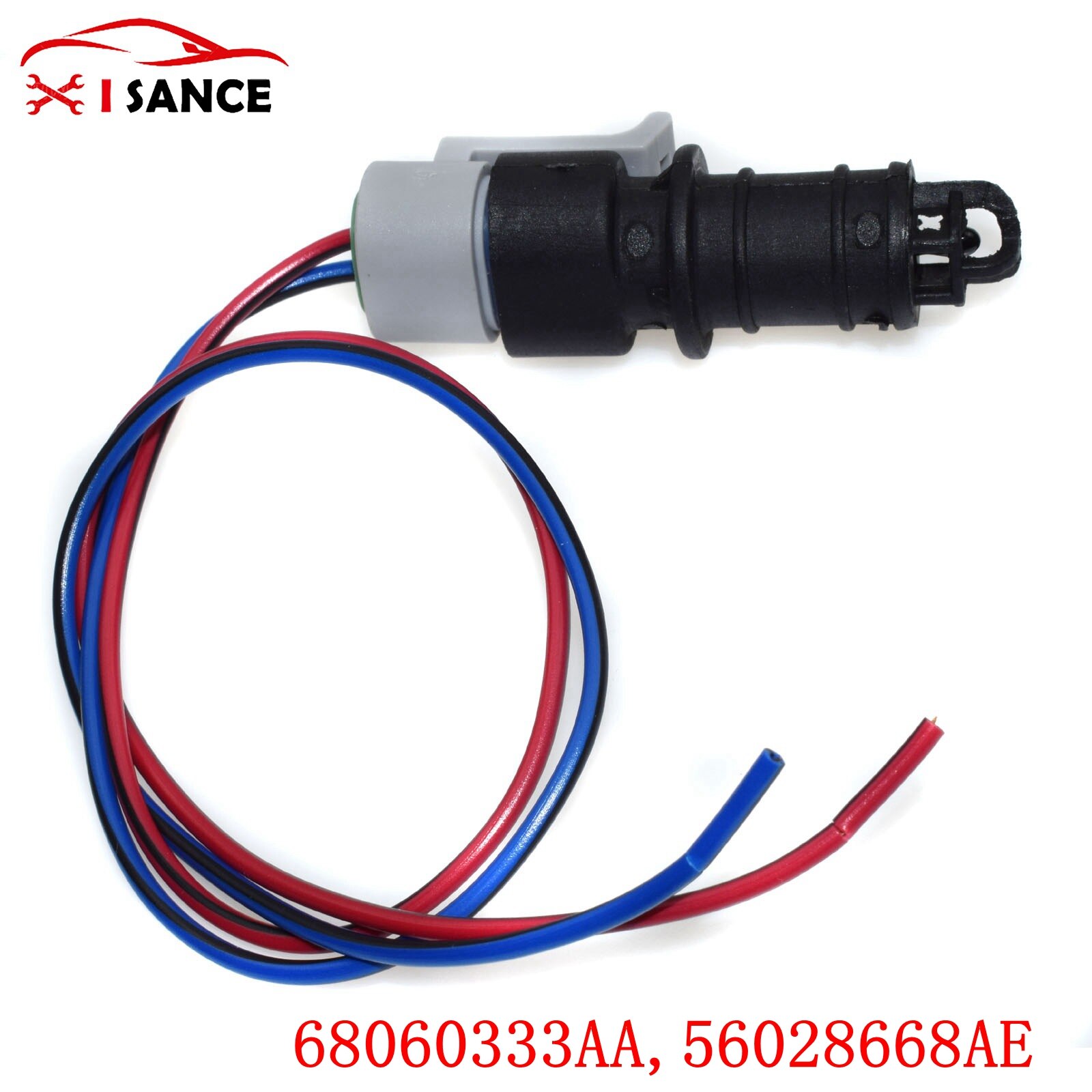 Sensor de temperatura de aire de admisión de coche con arnés de conector para Chevrolet Cavalier Impala Astro Buick LaCrosse 12110319,12160244