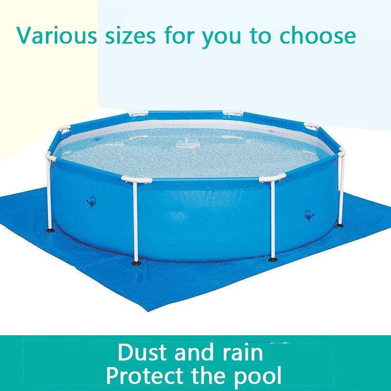 Swimming Pool Cover Mat Piscinas Ground Pool Floor Cloth Large Size Cloth Lip Cover Dustproof Foldable UV Resistant Pool Mat