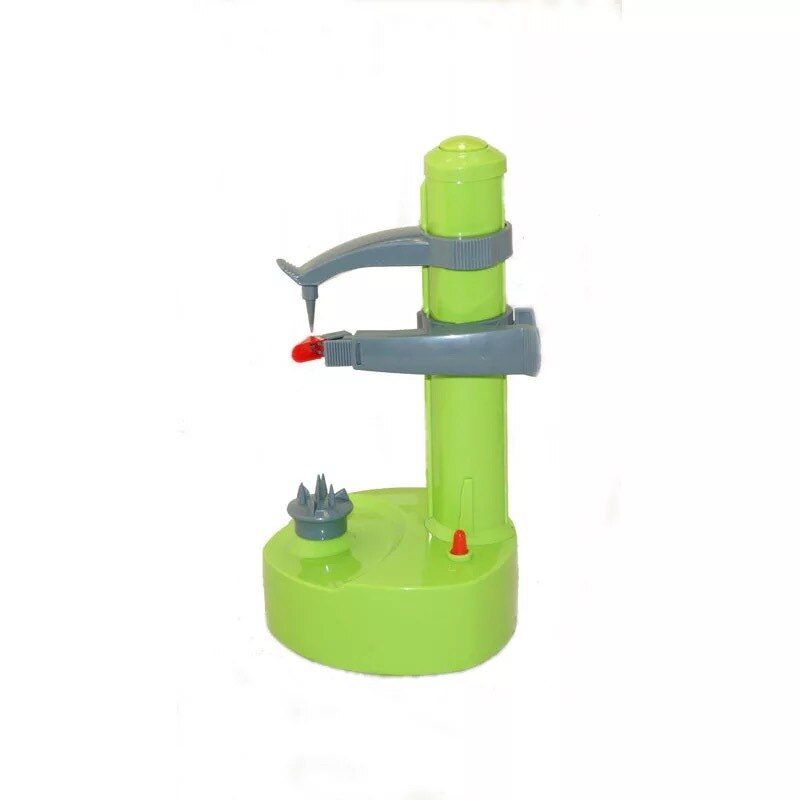 4 Kleur Multifunctionele Rvs Elektrische Dunschiller Automatische Fruit Dunschiller Drie Reserve Messen Aardappel Schillen Machine: green