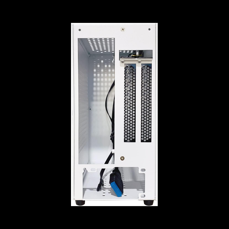 Mini-itx-Schreibtisch-gehäbenutzen aus Aluminium, Mini-itx-Schreibtisch-Rucksack, computergehäbenutzen kompatibel mit Mini-grafikkarten