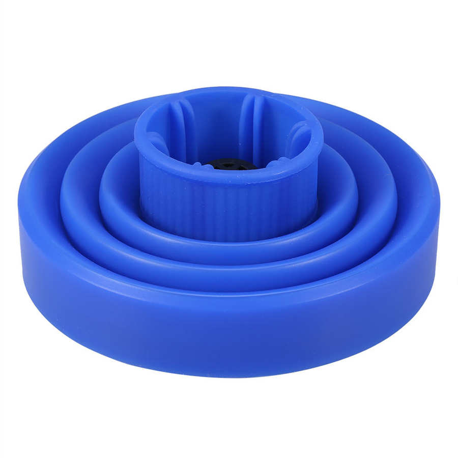 Universal hårkrøll diffuser cover diffuser disk hårtørrer krølletørring blæser hårkrøller styling værktøj tilbehør: Blå
