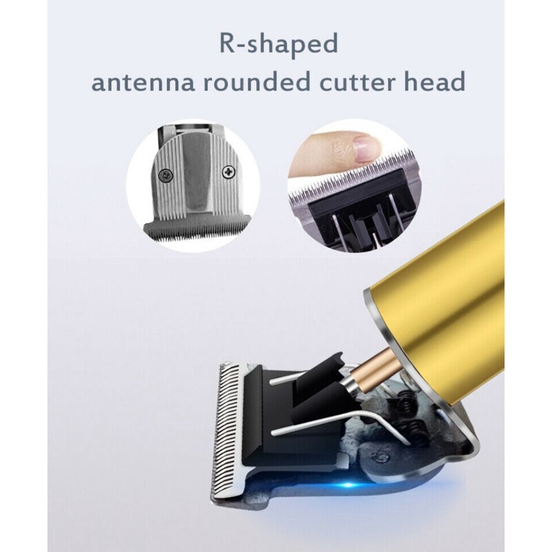 Electric Pro T-Outliner Cordless Trimmer Wireless Portable Hair Clipper Oil Head Clipper