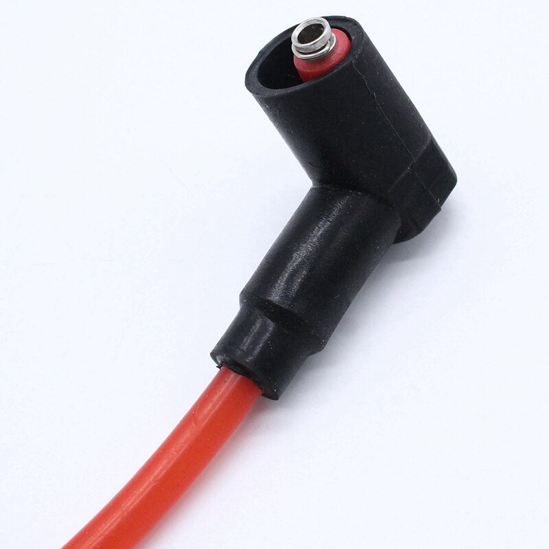 Cables de bujía de bobina de encendido, 6 uds., Cable rojo para Golf III Corrado VR6 2,8 2,9 AAA ABV con extractor 021905409AD