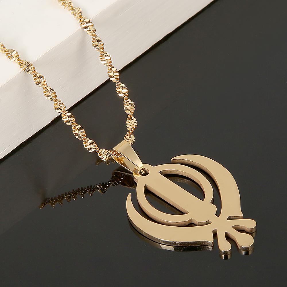 Rvs Trendy Sikhism Hanger Ketting Sikh Khanda Sikhs Religieuze Ketting Sieraden