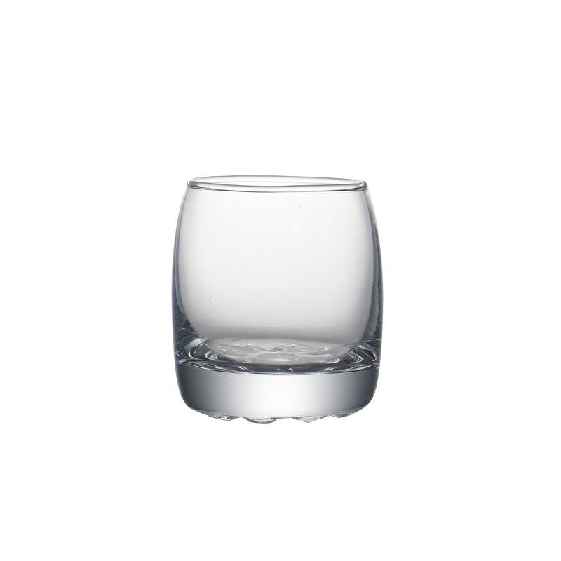 Sett  av 6 75ml blyfrie shotglass sett maskinlagde glass til vodka brennevin eller barfest likørglass 2.5 unse