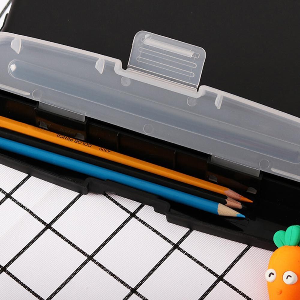 1pcs Board Folder File Box Outdoor Waterproof Paper Storage File Box A4 Multi-function Copy Board Clip File Box Plastic Desktop