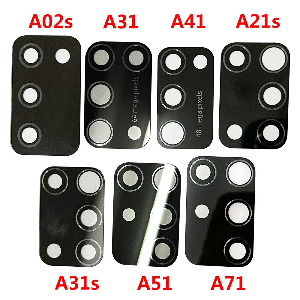 2 sztuk, powrót kamera tylna wymiana szklany obiektyw do Samsung A80 A31 A51 A71 A30S A50S A70S A21S A11 A20 A50 A40 M21 M31 A01 + narzędzia