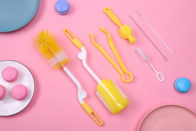 Baby Flaske Tørrestativ - Hurtig Tørring - PP Plast - Ensfarvet Design: Rengøringssæt gul