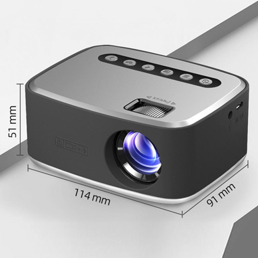 T20 Mini Projector Home Led Draagbare Video Player Cinema Miniatuur Kleine Projector 1080P Hd Projectie