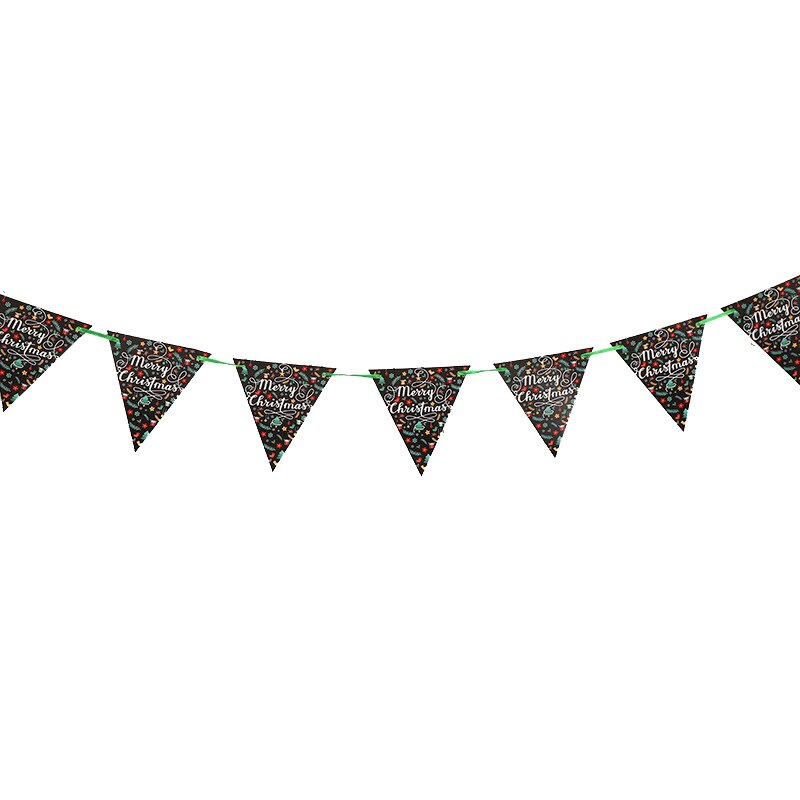 Juego de vajilla desechable para de Feliz Navidad, platos de papel, taza, decoración para la mesa de Navidad para el hogar, decoraciones para de navidad: 1PC banner