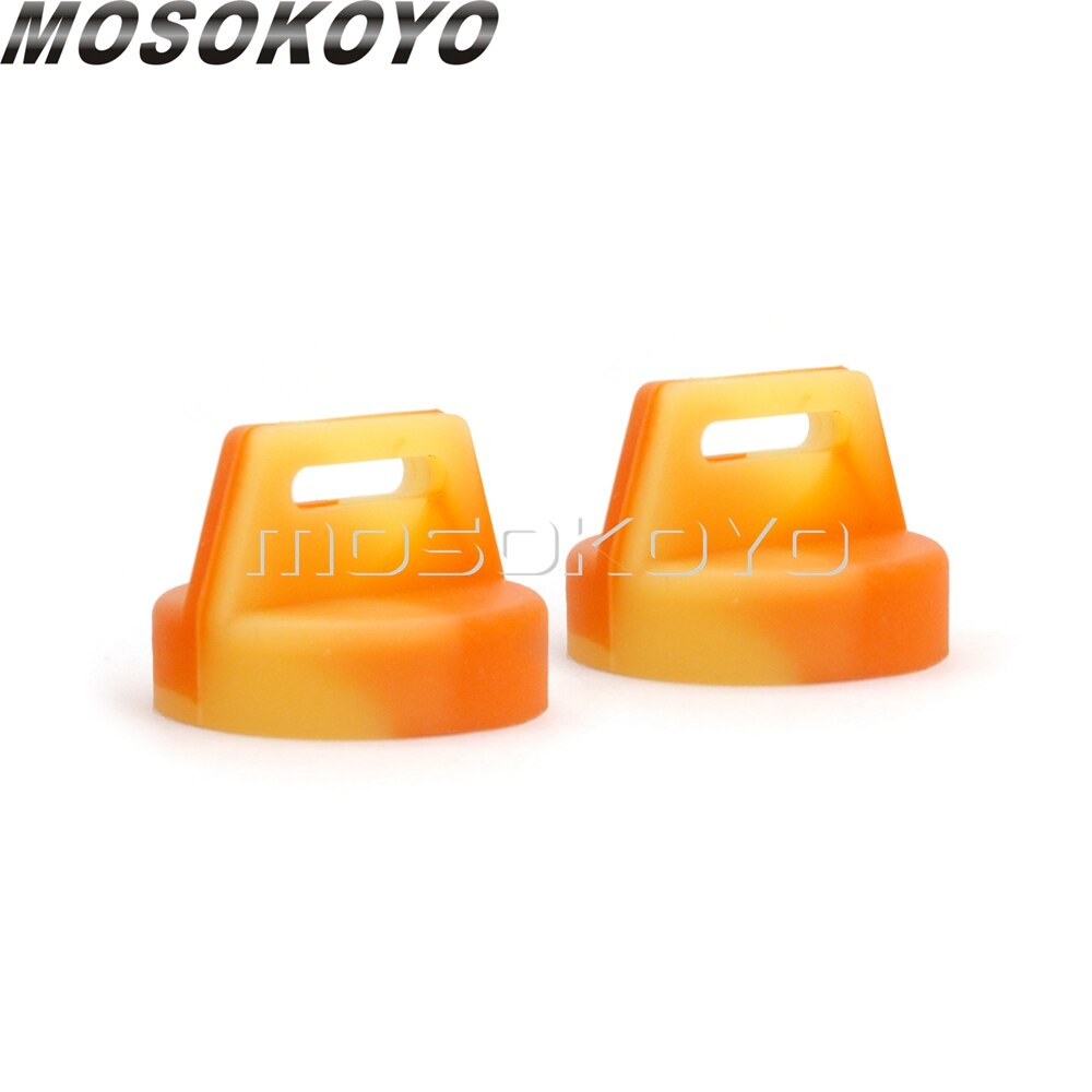 ATV Rubber Ignition Switch Key Cover Key Fob Holder For Polaris Quad Ranger General Sportsman Scrambler 570/900/1000 Trail Boss: 2x Flame Orange