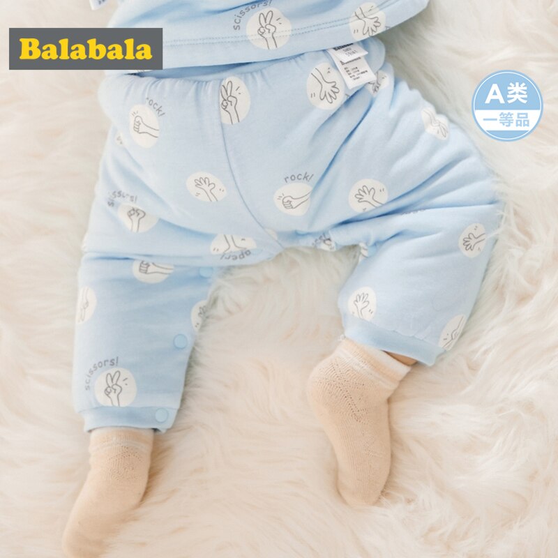 Balabala infantil bebê menino menina do bebê 100% algodão de cintura alta sólida pull-on calças pp calças com nervuras na cintura e bainha para o bebê recém-nascido