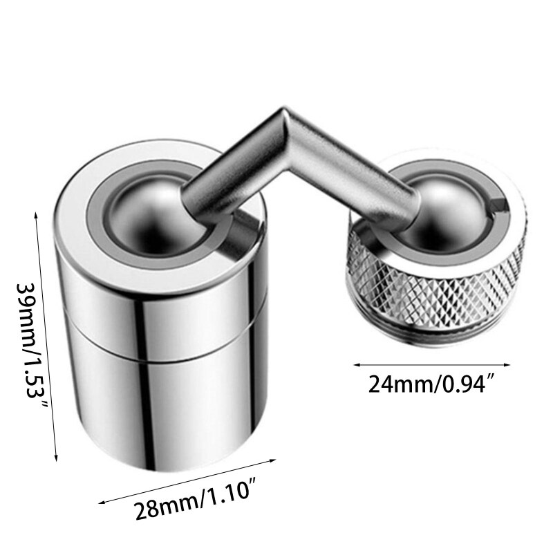 360° Universal Kitchen Faucet Anti-splash Aerator Bathroom Tap Rotatable Faucet Sprayer Saving Water Tap Nozzle Extender