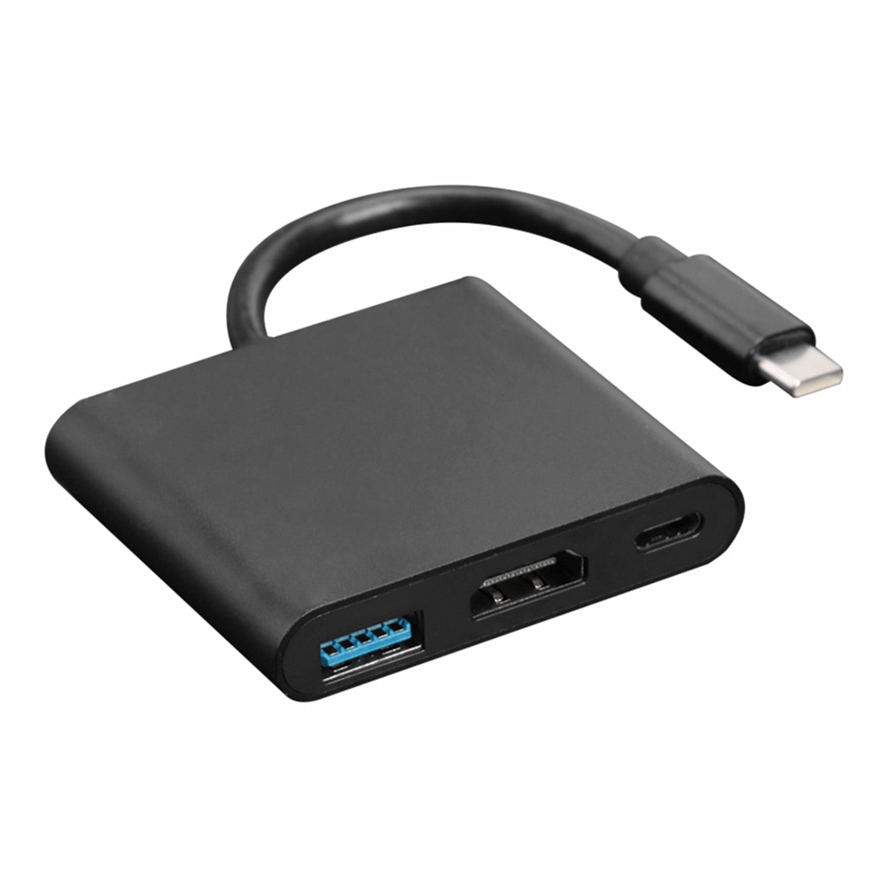 Usb 3.1 hub type-c til usb 3.0+4k hdmi + pd usb-c ... – Grandado