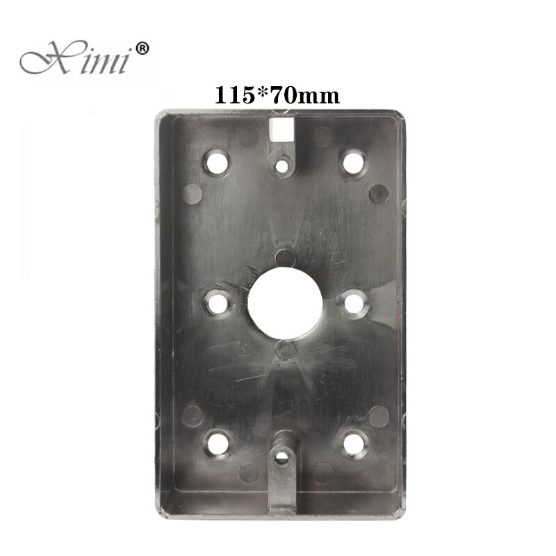 86 Type Metal Switch Socket Base Outfit Junction Box Surface Mount Bottom Box Wall Switch Socket Dark Box: M70