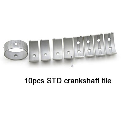 For Kawasaki ZX-6R ZX6R ZX600 2007 Motorcycle Crankshaft Tile &amp; Connect Con Rod Bearing Set STD +25 +50 +75 +100: STD crankshaft