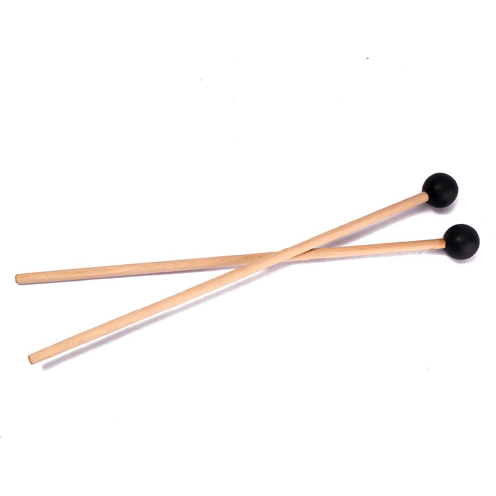 1 Pair Drumsticks Sturdy Rubber Head Small Drum Drum Practice Percussion Instruments Drumsticks for Training