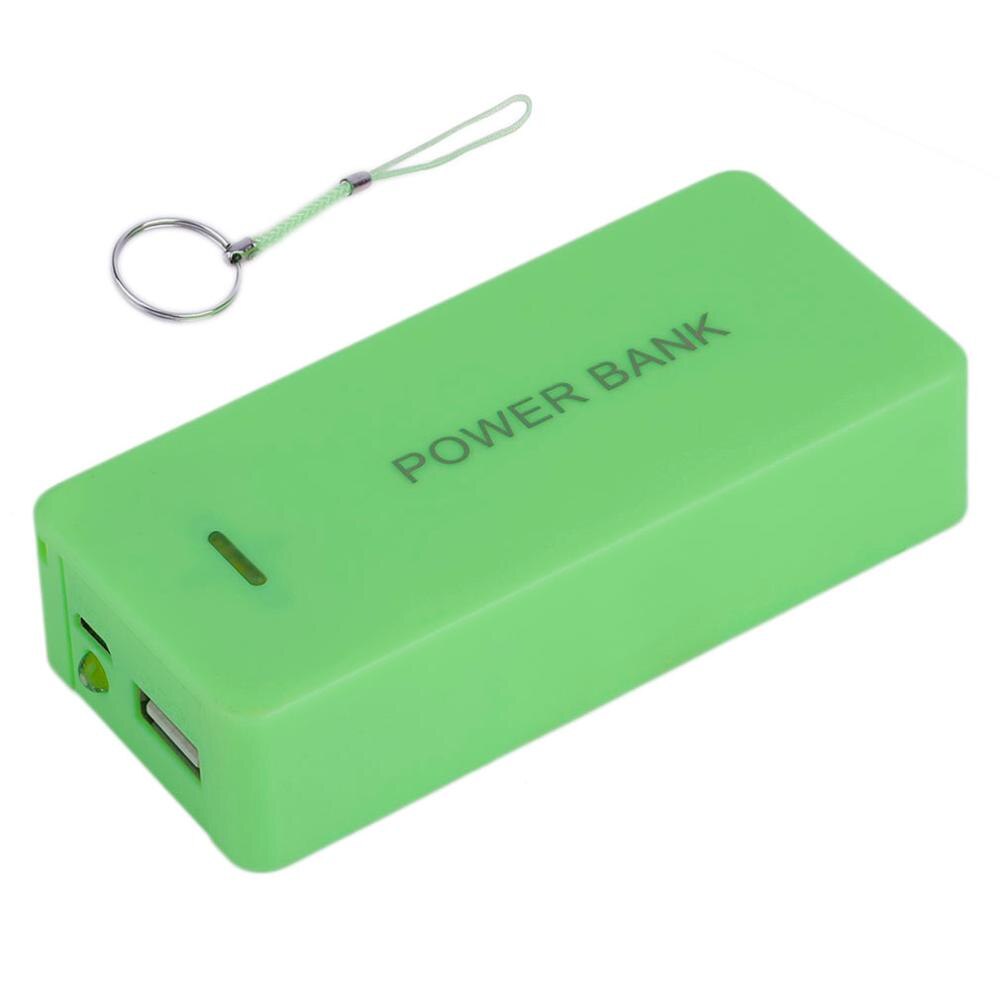 Portable Power Bank Case External Mobile Backup Powerbank Battery Case USB Universal Charger Adapter Storage Box