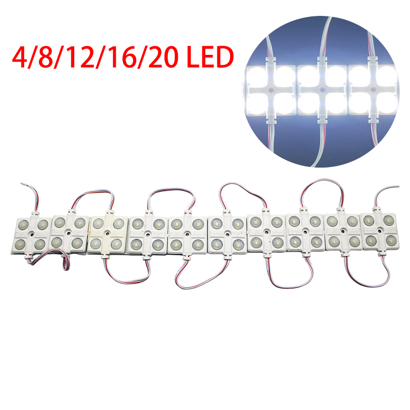 4/8/12/16/20 Led Auto Dak Licht Kit Bestelwagen Interieur Plafondverlichting Lading Voor Camper Binnenlamp Voor Rv Boot Trailer Busje