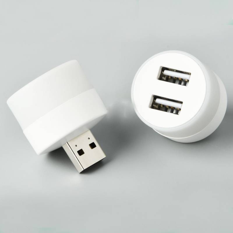 1Pcs/2Pc Usb Plug Lamp Computer Mobiele Power Opladen Kleine Boek Lampen Led Oogbescherming Reading Portable kleine Nachtverlichting