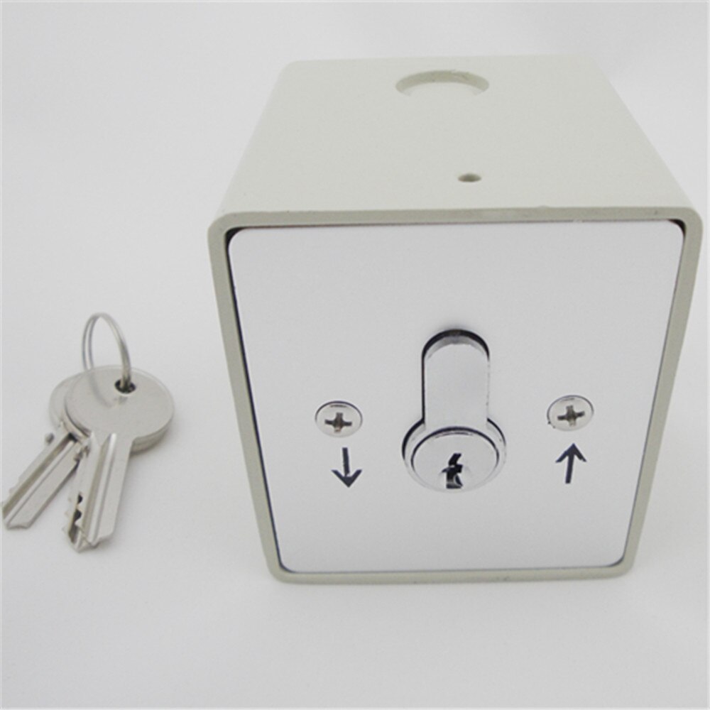 Interruptor de llave de YL-8102, cierre de persiana enrollable automático eléctrico para puerta de garaje y bicicleta, cerradura de seguridad de aluminio
