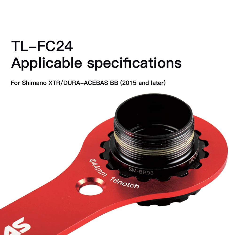 Bike Bottom Bracket Installation Tools Spanner Bicycle Bb Repair Wrench for DUB TL-FC32/TL-FC25/BBR6O/MT800/L-FC24/XTR/DA etc.