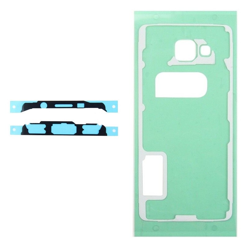 Pour Samsung Galaxy A5 SM-A510 A5100 A510F LCD cadre avant boîtier arrière LCD arrière batterie porte couverture adhésif autocollant: front and back
