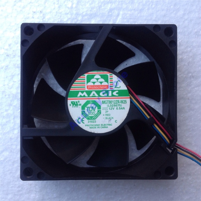 MGT8012ZR-W25 8025 12V 0.54A 6.48W PWM 4 wires Cooling fan 4250rpm 53.72CFM air blower