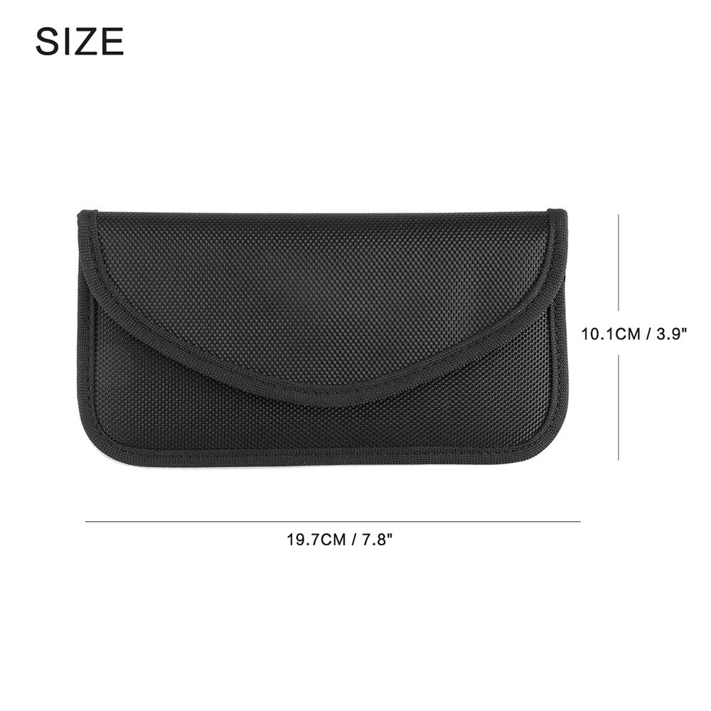 Sac bloqueur de Signal pour téléphone Anti-espionnage GPS RFID 3G 4G 5G pochette Anti-suivi EMF Protection Anti-radiation sac cae: Big Size