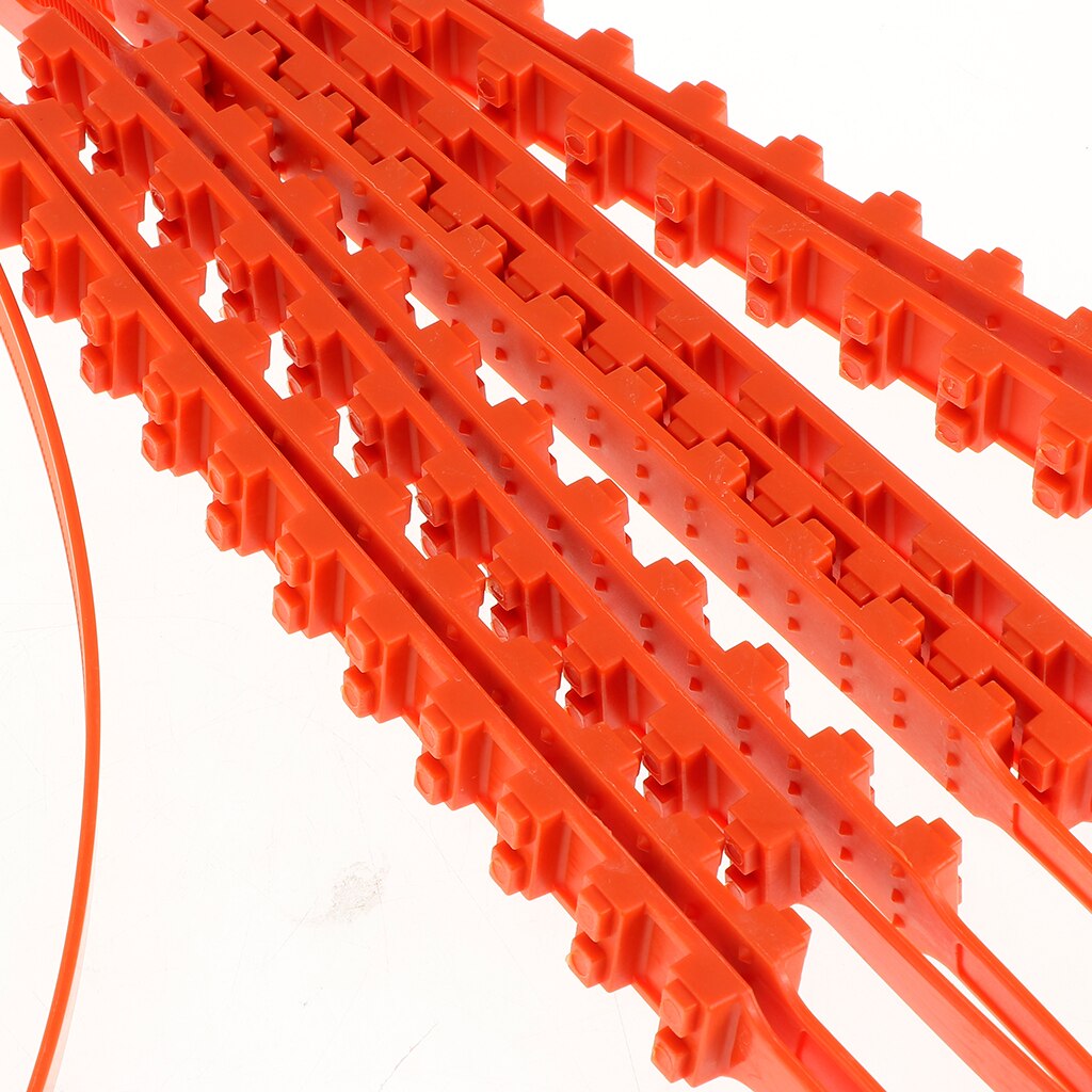 30 unids/pack rayas Mud Snow Tire Chain antideslizante cadenas correas de cinturón para coche camión SUV conducción de invierno, libre de Jack