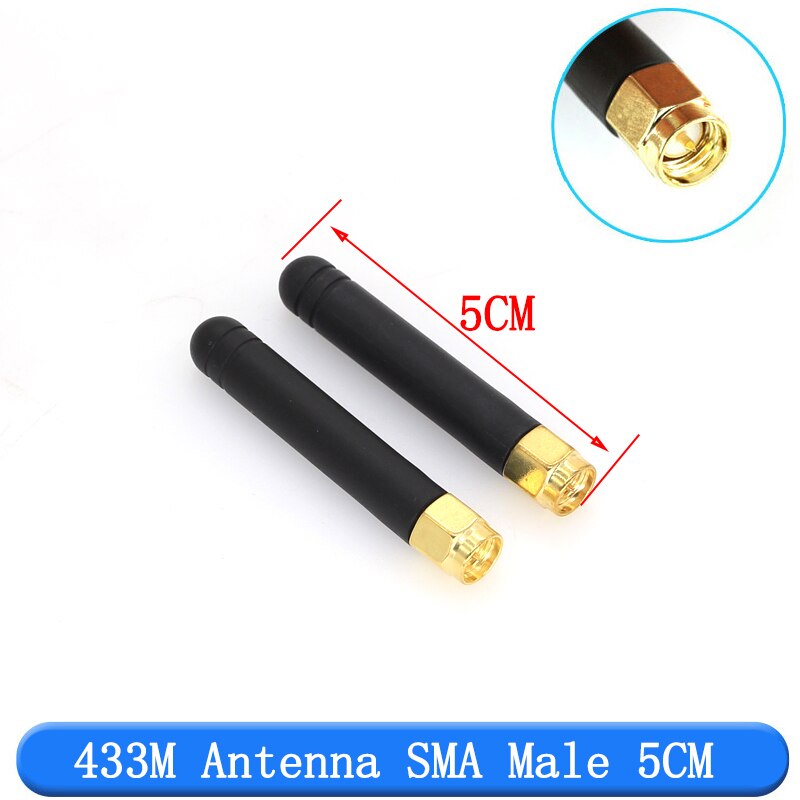 2 st 433 mhz antenn 3 dbi sma hankontakt 433 mhz riktad antenn 433m vattentät antenn för lorawan /javino: 433 mhz antenn a
