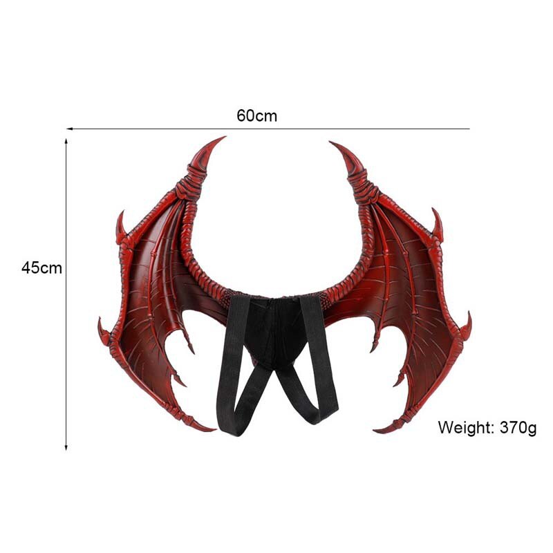 4 farver halloween 3d drage vinger karneval drage kostume fest cosplay vinger prop indretning mardi gras drage vinger rekvisitter kostume