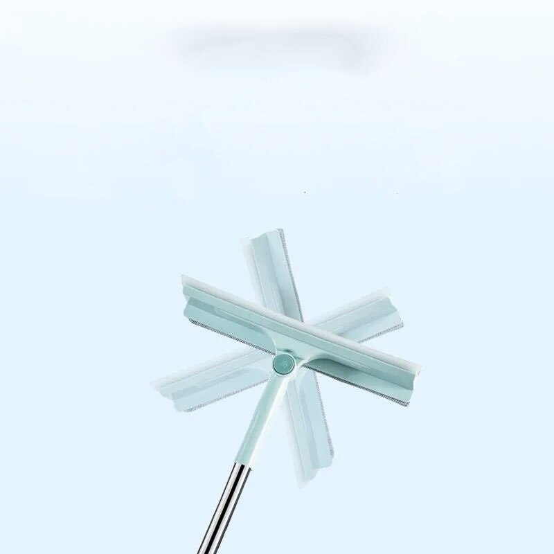 Glass Cleaning Artifact Household Telescopic Rod Double-sided Window Cleaning Wiper Wiper High-rise Cleaning Window Cleaning