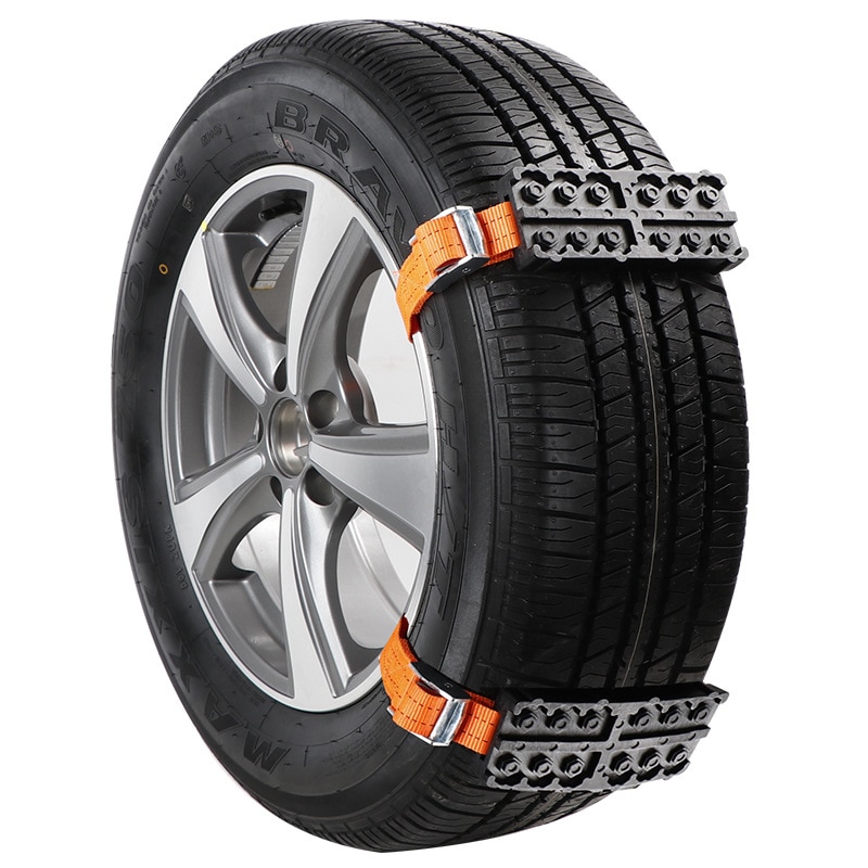 2pcs Tire Chain Strap Snow Chain Emergency Anti-Skid Automobile Belt for Outdoor Car SUV Universal Anti Skid Snow Chains Nylon