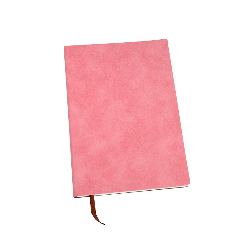 Faux Leather Diary Notebook Thick Paper White Blank Pages Sketchbook A5 Office Notepad Vintage Note Book Agenda Soft Cover