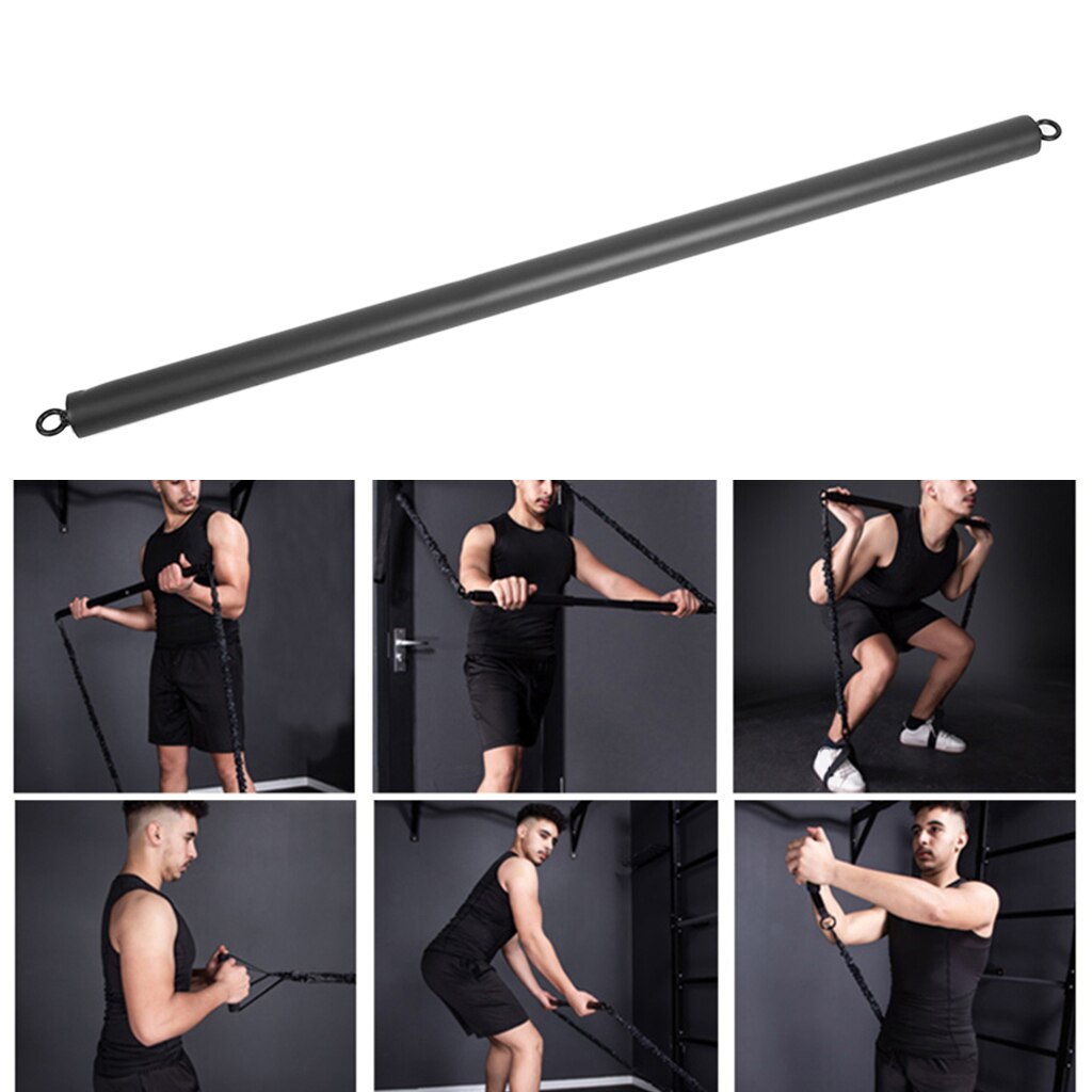 Fitness sport pilates motion stick bar træningsudstyr hjemmegymnastik yoga træning bar kit hjemmetræning fitnessudstyr