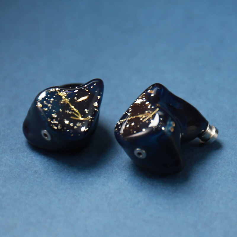 KINERA BD005 Pro Hybrid Technology HIFI Wired Headphones In Ear Sports Monitor Earphones Detachable Silver-Plated Cable With Mic