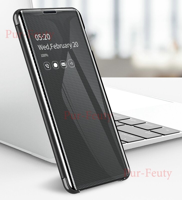 Mirror Smart Case For Samsung Galaxy S9 SM-G960F Clear Mirror View Flip Holder protection Cover For Samsung Galaxy S9 G960F/DS