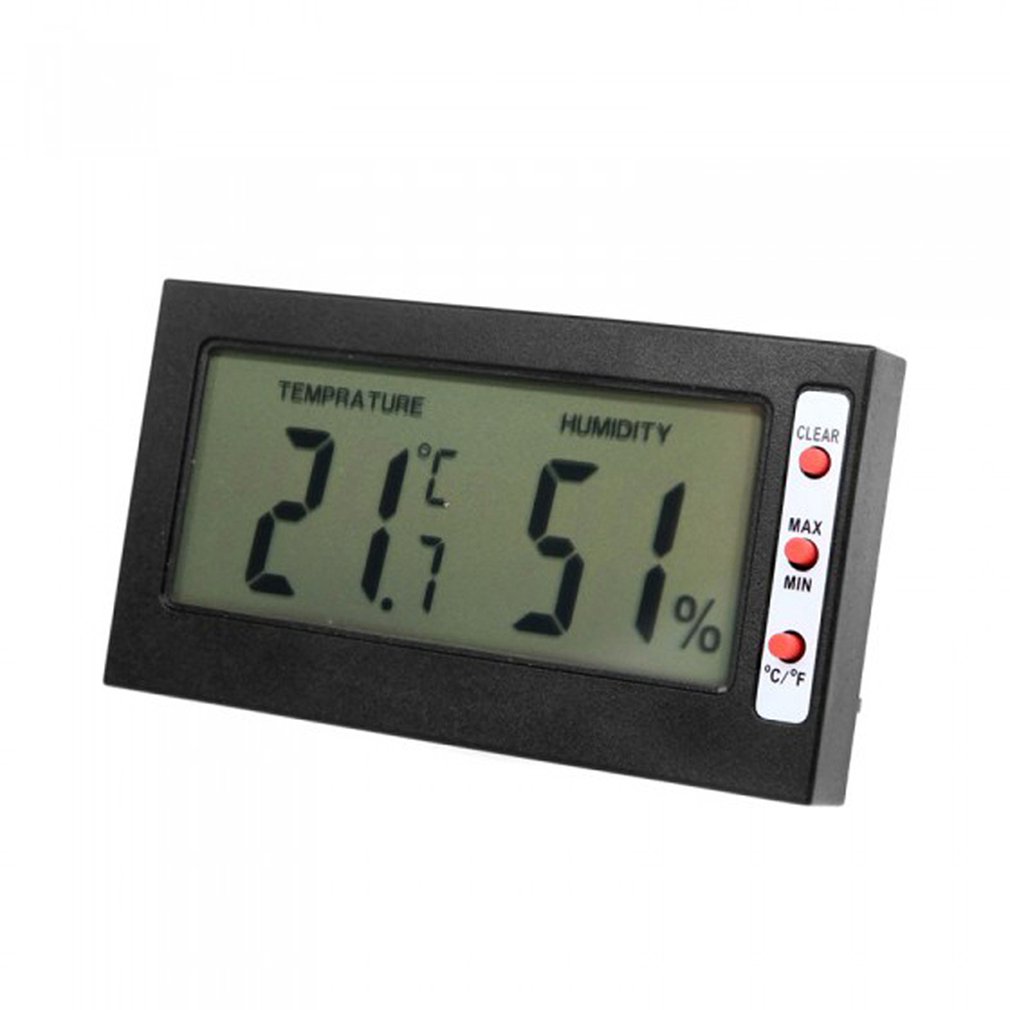 Qz0032 Digital Lcd Thermometer Hygrometer Max Min Memory Celsius Fahrenheit Multifunctional Thermometer And Hygrometer