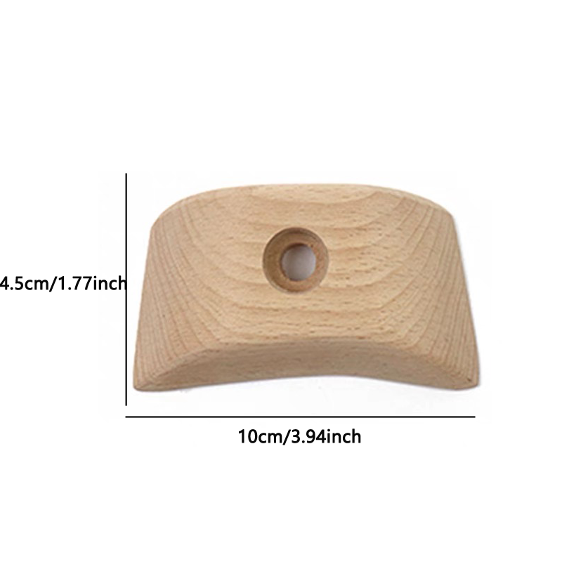 Klätterpunkt i trä, klätterträning, klättergrepp, klippvägg, klättergrepp för barn och gym, olika skruvbara klätterhängbrädor: Silver-