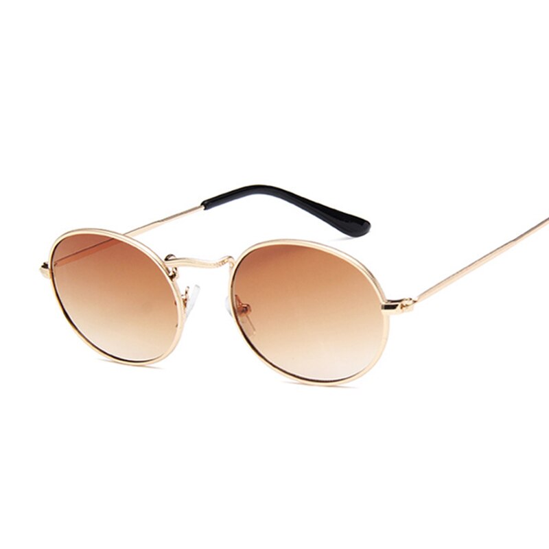 MEGAVOW Retro Ovale Zonnebril Dames Heren, Mode Hippie Kleine Ovale Zonnebril Vrouwen Mannen, Vintage Klassieke Steampunk Bril UV400 Bescherming
