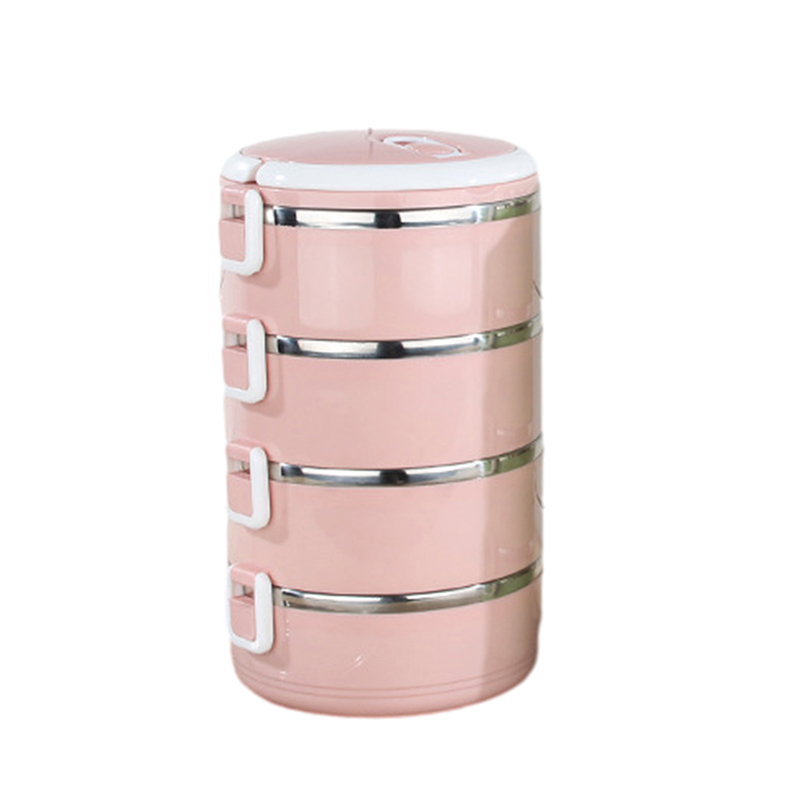 1-4 Layer Food Storage Containers Bento Lunch Box With Handle Insulated Food Container For Work School Camping Box