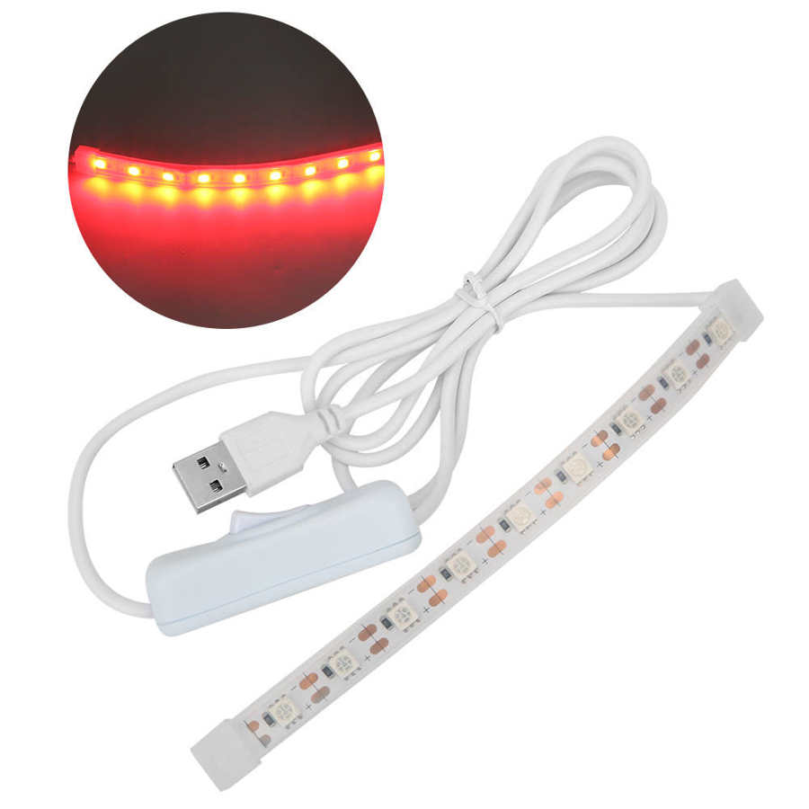 LED Light Repair Tool Plastic LED Light Repair Tool Red Flute Wind Instrument Detection Lighting